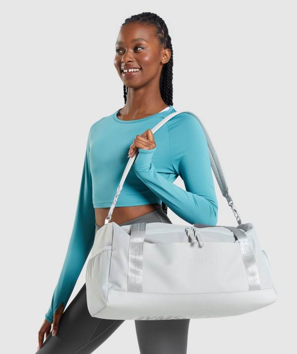 Panske Športové Tašky Gymshark Everyday Holdall Svetlo Siva | LY6871209